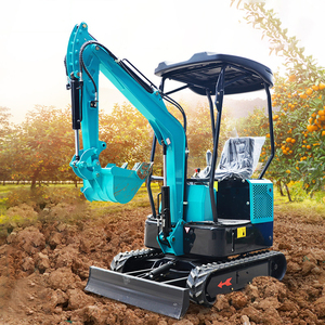 Envío gratis Mini excavadora China venta al por mayor Mini excavadoras compactas 1,7 toneladas precios con cubo pulgar - Product Image 4