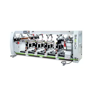 Six Lines Boring Machine Vertical Drill Line Two Sperately Block Woodworking Drilling Machine