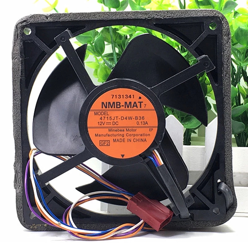 NMB 12V 0.13A防水ファン4715JT-D4W-B3612-m冷蔵庫用冷却ファン