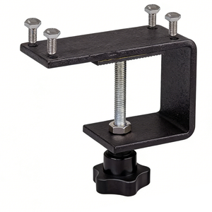 Support de fixation réglable en acier au carbone pour pince en C, pour table de travail, établi, outils de mesure métriques - Product Image 5