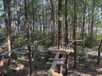 Dôme suspendu en filet de corde pour aire de jeux, respectueux de l'environnement, pour parcs d'attractions