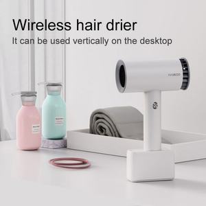 VVU&CCO Portable Battery Powered Cordless Rechargeable <b>Hair</b> <b>Dryer</b> with Concentrator Nozzle Foldable for Home Hotel & Outdoor Use - Product Image 2