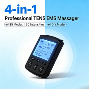 Alat Pijat Leher dan Bahu Dual Channel untuk Pereda Nyeri Cepat, 25 Mode <span class=keywords><strong>Stimulator</strong></span> untuk Rehabilitasi Otot - Product Image 2