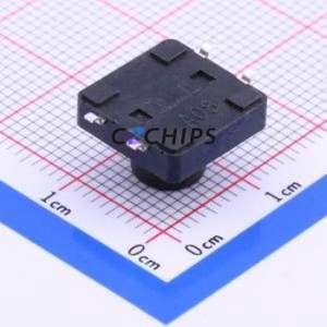K2-1103SP-I4SW-04 Tactile Switch SMD-4P,12x12mm Switch Single Pole Single Throw Round Button 2.5N Vertical Mount - Product Image 2