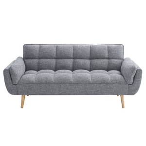 Sofá cama de madera, cofre de lino cocido, estilo clásico, futón, clic, Com cama - Product Image 3