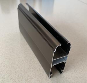 Profilé en aluminium anodisé champagne pour le <span class=keywords><strong>Congo</strong></span> pour la fabrication de cadres de fenêtres et de portes - Product Image 4