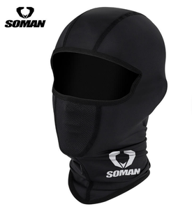Nouvelle <span class=keywords><strong>cagoule</strong></span> FM01 en soie glacée rafraîchissante avec protection UV UPF 50+, respirante et à séchage rapide pour <span class=keywords><strong>moto</strong></span>, cyclisme, sous-casque ou masque. - Product Image 1