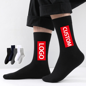Chaussettes classiques mi-hautes confortables et respirantes pour hommes et femmes, vente chaude, été-automne, prix de gros - Product Image 2