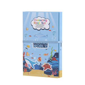 Manual para colorear, libro de pintura de lápiz de color personalizado para niños, libro de rascar de Color de tarjeta negra DIY - Product Image 4
