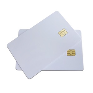 Nhà Máy Giá ISO 7816 trống PVC RFID không tiếp xúc thông minh IC 4428 chip kinh doanh liên hệ với thẻ - Product Image 1