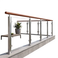 Système de balustrade en verre moderne en acier inoxydable 304 pour balcon, terrasse, escalier, pont