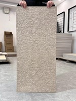 Panneau en pierre flexible 3D avec placage en pierre souple - Carreaux de décoration modernes imperméables et ignifuges pour salle de bain extérieure