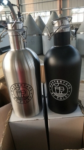 1/2 galones 2l Home Brew Growler 64oz Growler de cerveza portátil de acero inoxidable de doble pared - Product Image 3