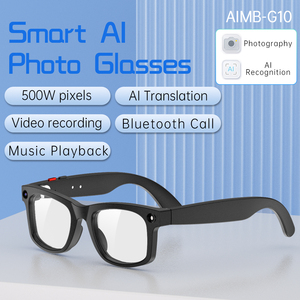Smart AI <b>Glasses</b> for Call <b>Camera</b> Video Music Control Voice Assistant Anti-Blue Light Discoloration Lenses Street - Product Image 6