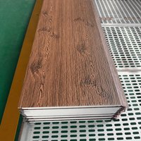 Panneau sandwich PU PIR 10mm 16mm 20mm 25mm 30mm, largeur 383mm, acier Galvalume, ignifuge, isolé, pour façade extérieure