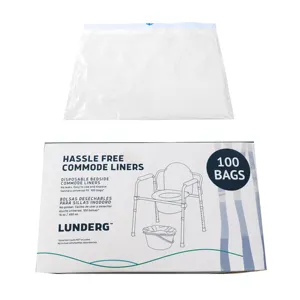 Oem Absorbing Biodegradable Liner Absorbent Polymer Pad Commode Liners For Patience Care