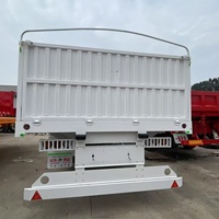 Semi-remorque à plateau basculant TengYun à 3 essieux, 30 tonnes, pour le transport de marchandises en vrac, avec pneus 12R22.5, Shandong, Chine