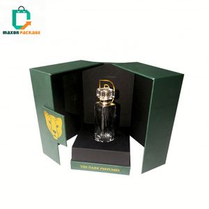 China Handmade Cosmetic Packaging Box Gift <b>Perfume</b> <b>Bottle</b> Cosmetic Black Box Wholesale Hard Paper Boxes - Product Image 6