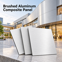 Panneau composite en aluminium brossé couleur cuivre antique 4 mm 4x8 pieds pour panneaux muraux intérieurs sur mesure