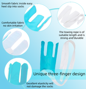 Dispositif d'aide à la mise <span class=keywords><strong>de</strong></span> <span class=keywords><strong>bas</strong></span> <span class=keywords><strong>de</strong></span> chaussettes pour personnes âgées et femmes enceintes, outil flexible pour chaussettes <span class=keywords><strong>de</strong></span> compression - Product Image 4