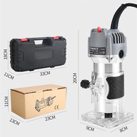 Défonceuse électrique portative pour le travail du bois 800W 30000 tr/min, robuste, pour rainurage des bords de bois