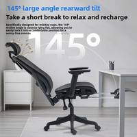 Chaise de bureau moderne pour salle d'accueil, ergonomique, rembourrée, avec accoudoirs fixes, pour personnel de bureau et ordinateur