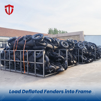 Fenders pneumatiques certifiés CE Yokohama, pare-battages marins gonflables en caoutchouc pour l'amarrage des navires