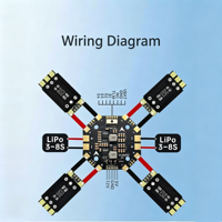 Contrôleur de vitesse sans balais Aocoda-RC 70A 80A ESC simple 3-8S Lipo 32 bits AM32 48K PWM pour drone agricole multirotor à charge lourde