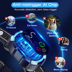 Dispositivo antiladridos S10, collar de control de ladridos con linterna para entrenamiento de perros, modo de vibración, equipo multifuncional para mascotas - Product Image 3