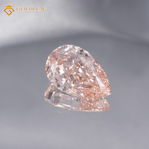 Diamante Goldleaf IGI Report CVD, Corte Pera, 1.51ct, Rosa Intenso Fantasía, VS1, de Guangxi, para Joyería - Product Image 3