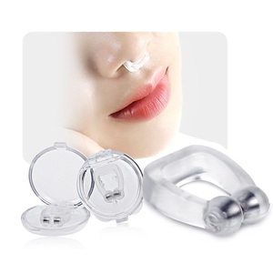 Pince-nez magnétique anti-ronflement Dispositif d'aide au sommeil en silicone pour hommes femmes Respirer facilement Améliorer le sommeil Arrêter le ronflement - Product Image 6