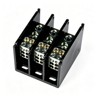 Bloc de distribution de puissance de type américain série ATB-175, 600V 175A, conforme aux normes UL/CUL, CQC, RoHS pour armoire de commande électrique