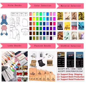 เสื้อผ้าสัตว์เลี้ยงผ้าฝ้ายสีทึบทันสมัยอุปกรณ์ฤดูหนาวสไตล์คลาสสิกสำหรับสุนัข - Product Image 6