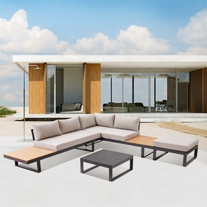 Set di Divani da <span class=keywords><strong>Giardino</strong></span> Moderni a Forma di L, Mobili da Esterno <span class=keywords><strong>in</strong></span> Alluminio, Divano Lounge Sezionale <span class=keywords><strong>in</strong></span> <span class=keywords><strong>Offerta</strong></span> - Product Image 1