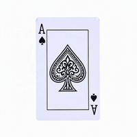 Jeu de cartes de poker en PVC imperméable ou en papier de haute qualité avec coins arrondis/formés, impression personnalisée pour divers thèmes et contenu