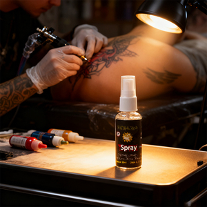 2025 nueva personalización 30ml tatuaje Spray práctica piel Microshading máquina personalizada tatuaje tinta Microblading crema Estudio de belleza - Product Image 4