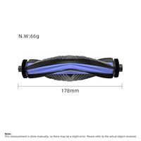Brosse principale de remplacement pour aspirateur robot Lefant M3 Brosse à rouleau en caoutchouc autonettoyante détachable Accessoires pour aspirateur Pièces détachées