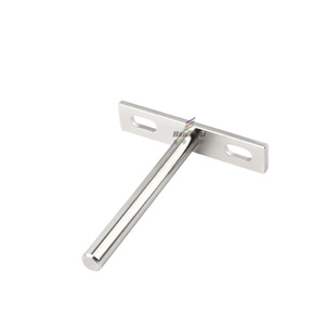 Soporte oculto de hierro Haidibosi tipo F de 8 mm para montaje fijo de estantes de madera - Product Image 5