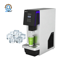 Machine à glaçons compacte de bureau HN QDMECH à économie d'énergie pour les salons de thé, les cafés et les bars