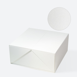 Custom Bulk C5 Square Premium White Gatefold Magnetic Gift <b>Box</b> <b>Cardboard</b> Kraft Paper Rigid Foldable Gift <b>Box</b> - Product Image 1