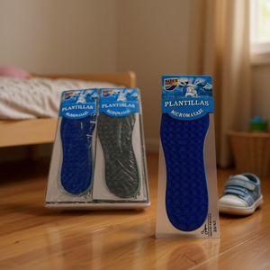 Plantillas Insoles Blue Micromassage 12Pcs For Kids Shoes Comfortable Foot Care - Product Image 2