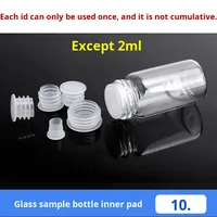 Ampoules de laboratoire pour échantillons et réactifs, flacons de sous-conditionnement pour médicaments lyophilisés, en verre transparent brun avec bouchon à vis, Chine