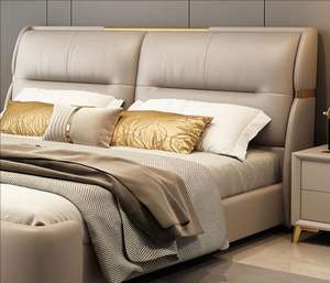 Lits rembourrés sur mesure du fabricant Lits modernes King Size Cadre <span class=keywords><strong>de</strong></span> <span class=keywords><strong>lit</strong></span> avec rangement Ensemble <span class=keywords><strong>de</strong></span> <span class=keywords><strong>lit</strong></span> double nuage avec table <span class=keywords><strong>de</strong></span> chevet - Product Image 2