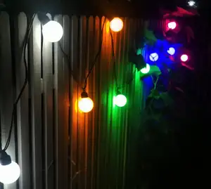 سلسلة أضواء LED داخلية قطنية بشكل كرة جنية للزينة في حفلات أعياد الميلاد