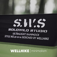 Hamac double léger WELLHIKE SWS Chenlu pour le camping en plein air - Conception antidérapante - Hamac ultra-léger