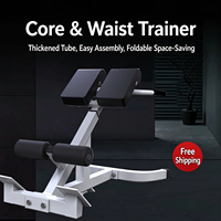 Chaise romaine réglable, banc d'hyperextension, banc d'extension dorsale, appareil d'entraînement abdominal, équipement multifonctionnel pour le renforcement du tronc, équipement de gym à domicile