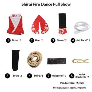 Disfraz de Cosplay de <span class=keywords><strong>Mortal</strong></span> Kombat Echo para Mujer - Disfraz de Halloween de Fire Dance Boxing King Canaan Linkage - Product Image 5