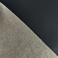 Tissu de revêtement en cuir PU gaufré avec support en microfibre, élastique et imperméable pour l'intérieur de voiture, les bagages, les canapés et les sièges auto