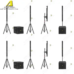 Professional mini speaker active equipment system church wedding outdoor performance portable equipment satellite speaker