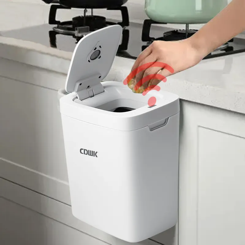 CDWK townew-cubo de basura de cocina, auto sellado, sensor autocambiante, inteligente